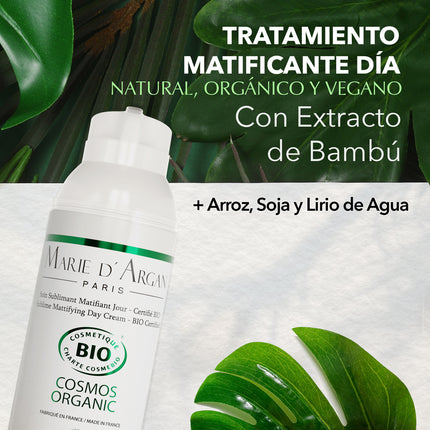 Marie d Argan mattifying cream organic line