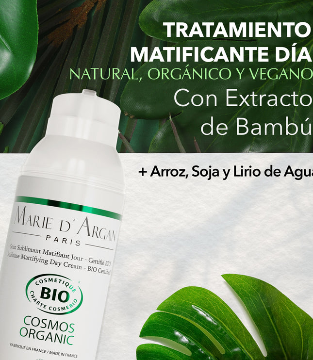Marie d Argan mattifying cream organic line