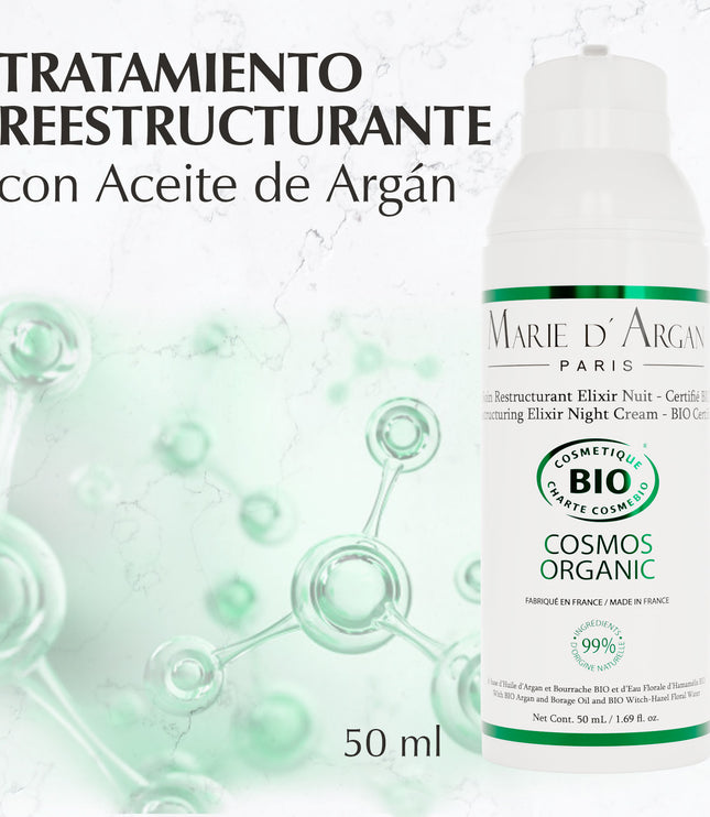 Restructuring Elixir Night Cream organic line
