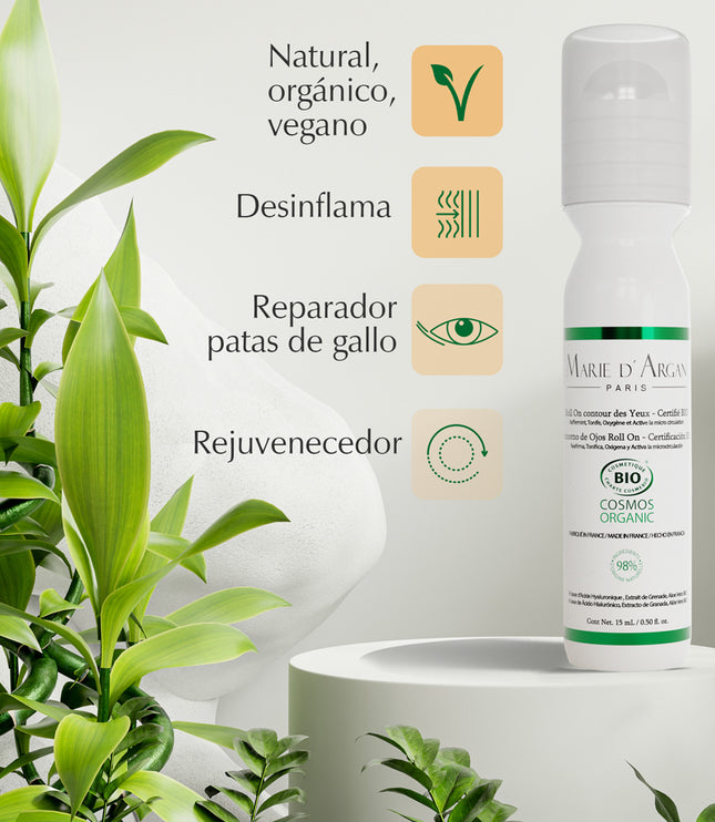 Roll on eye contour Marie d Argan organic