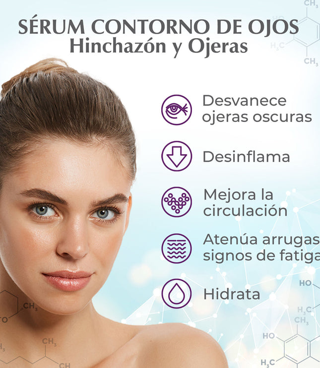 Sérum Contorno De Ojos - Hinchazón Y Ojeras, Dermatológico