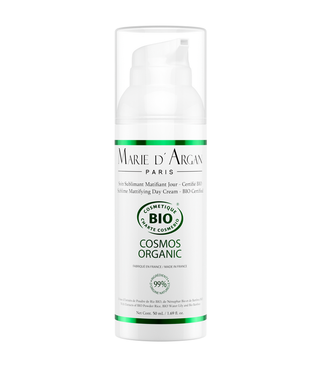 Marie d Argan mattifying cream organic line