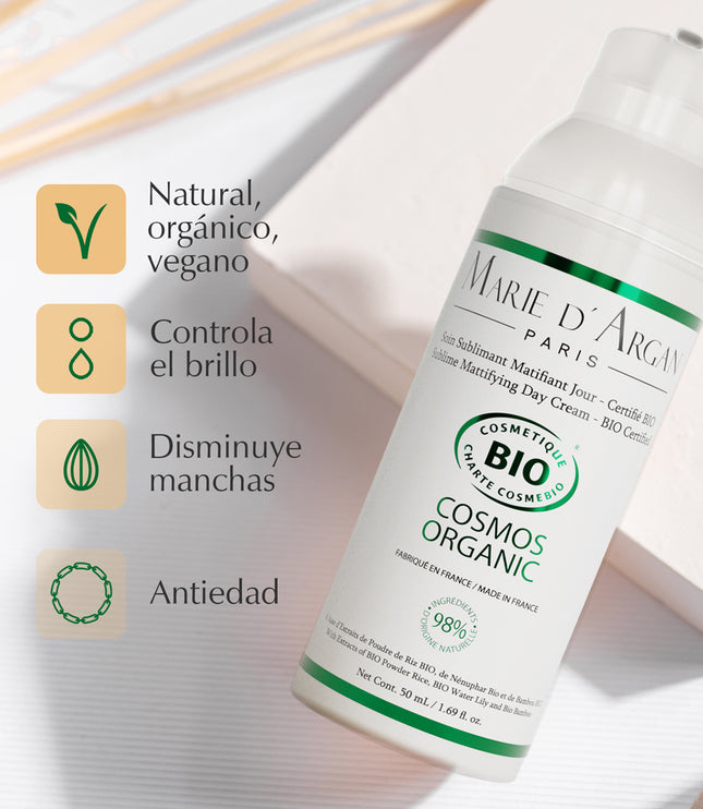 Crema matificante Marie d Argan linea organica