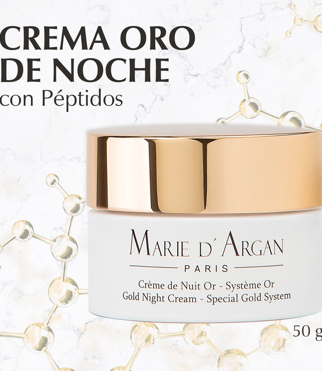 Crema Facial de Noche con Oro Coloidal 24k