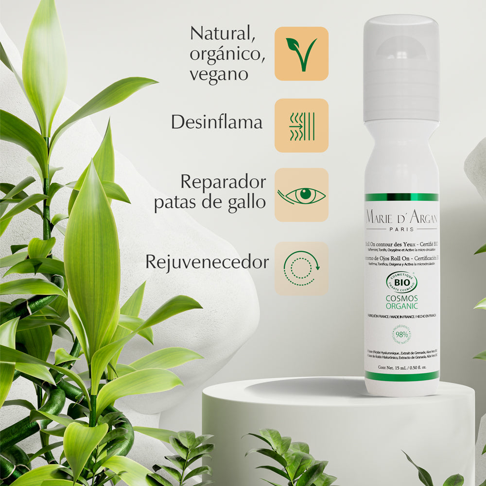 Roll on contorno de ojos Marie d Argan organico