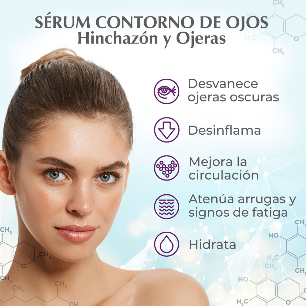 Sérum Contorno De Ojos - Hinchazón Y Ojeras, Dermatológico
