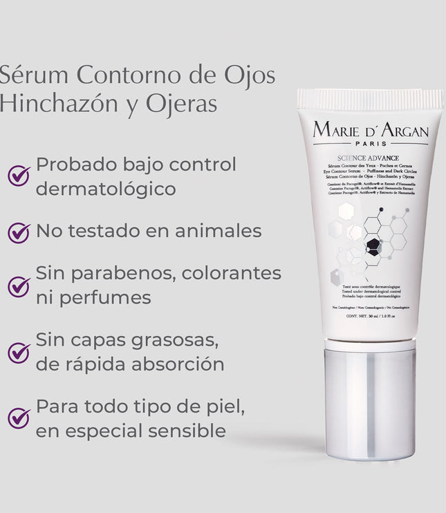 Sérum Contorno De Ojos - Hinchazón Y Ojeras, Dermatológico