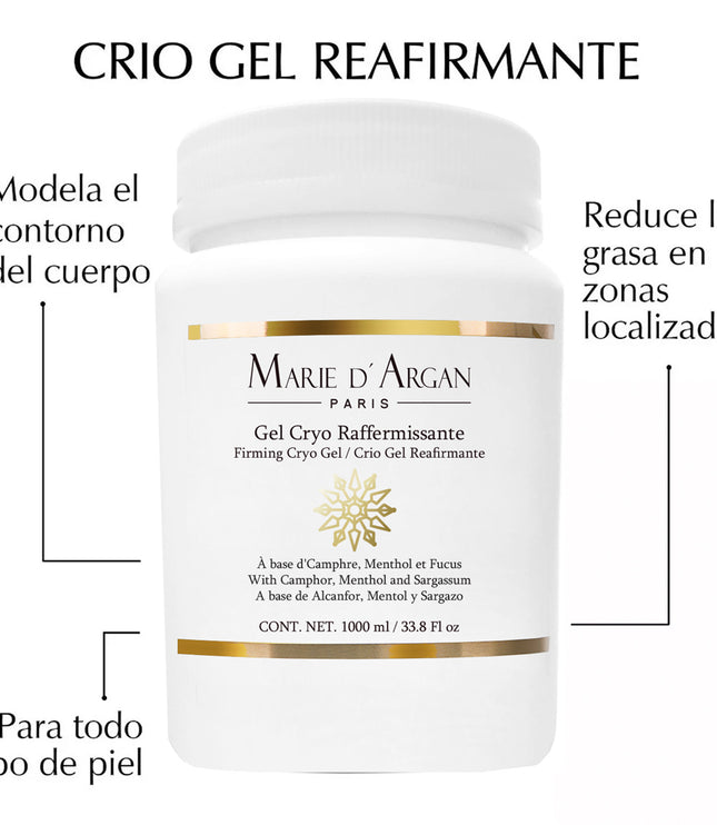 Cryo Gel Reafirmante  Marie de argan