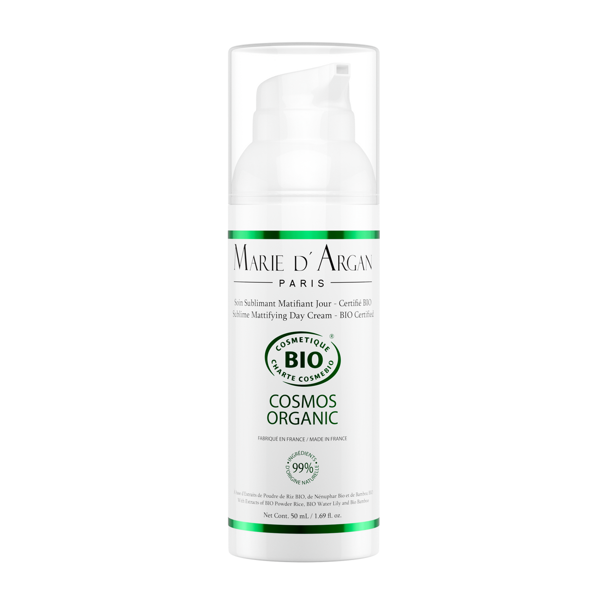 Crema matificante Marie d Argan linea organica