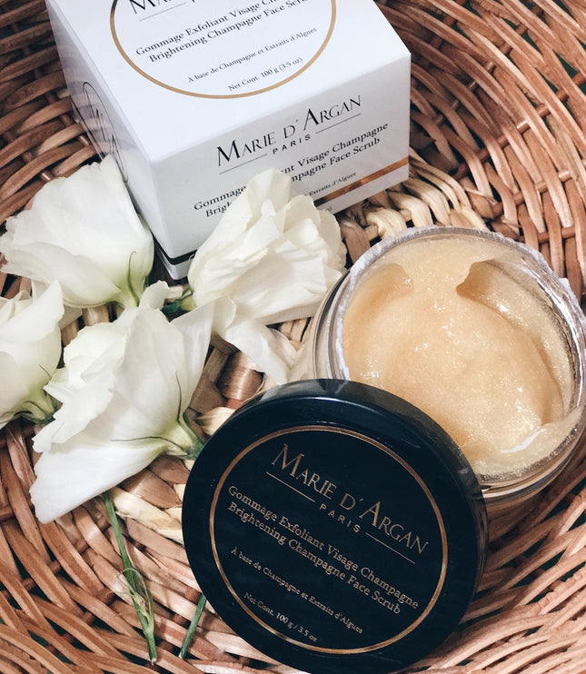 Champagne Marie d'Argan Facial Scrub