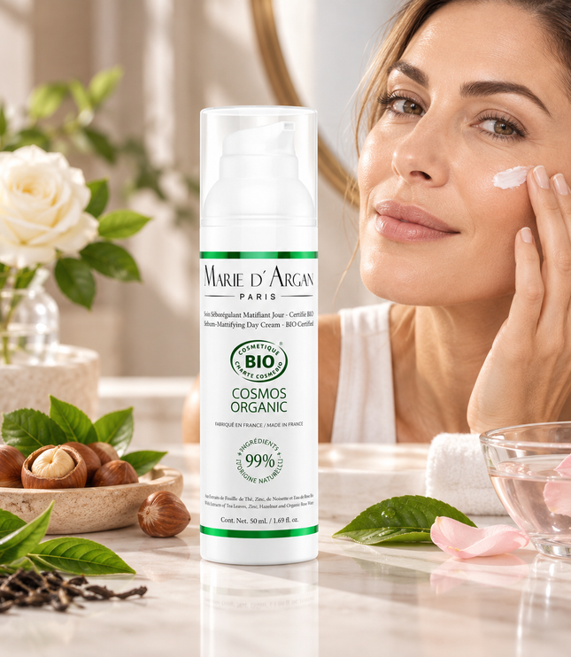 Marie d Argan mattifying cream organic line