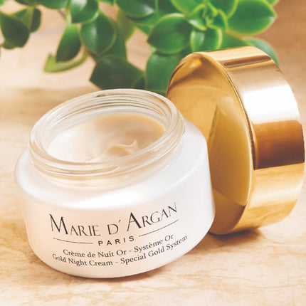 Crema Facial de Noche con Oro Coloidal 24k