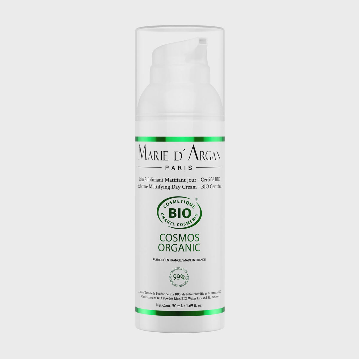 Load video: Marie d Argan mattifying cream organic line